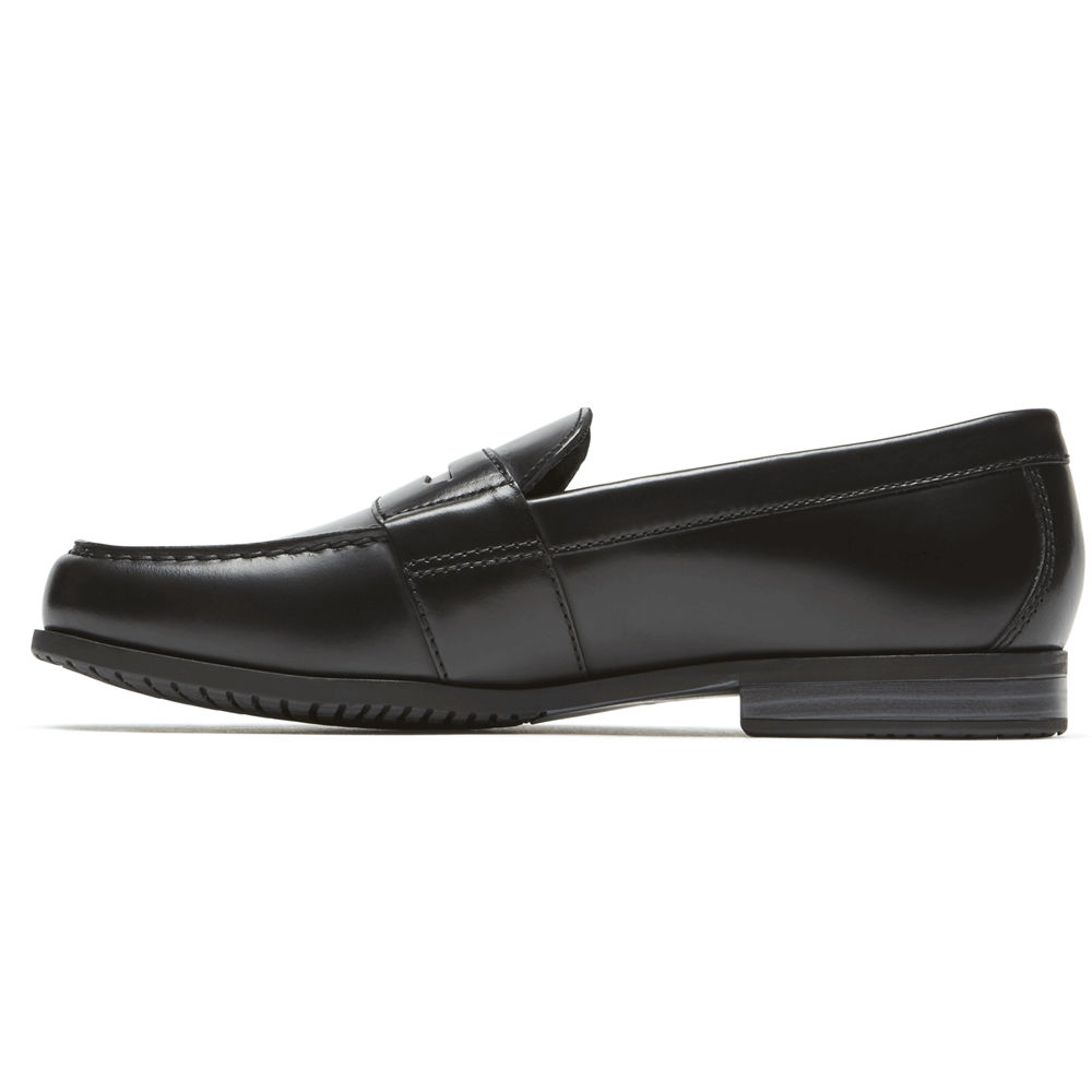 Mocasines Rockport Hombre Mexico - Classic Lite 2 Penny Negros - HNWPX8120